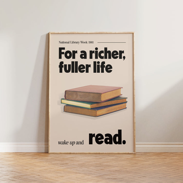 Vintage National Library Week Print – Lune Club