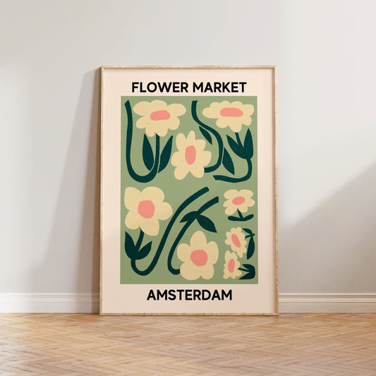 Flower Market Amsterdam Print #2