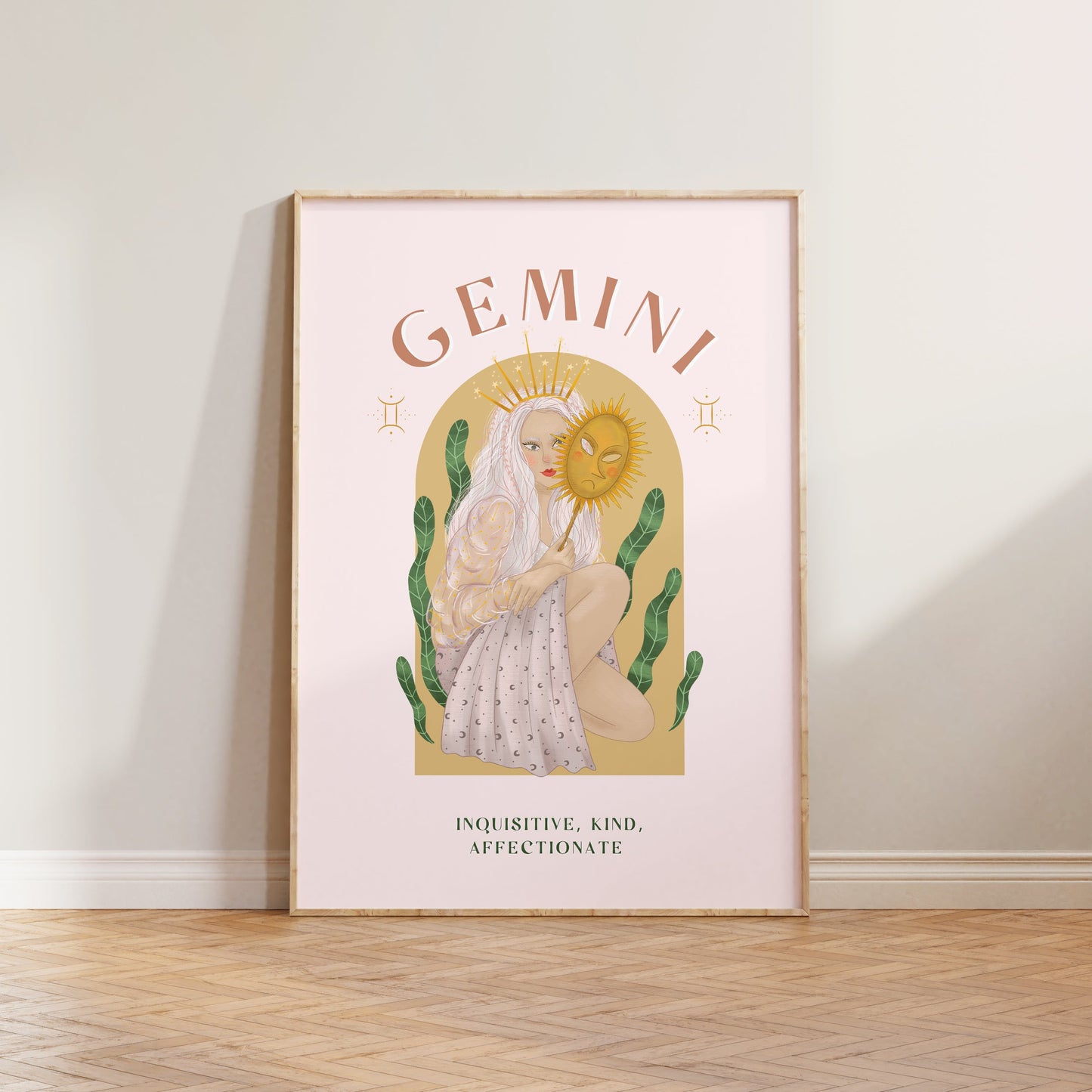 Gemini Illustration Print