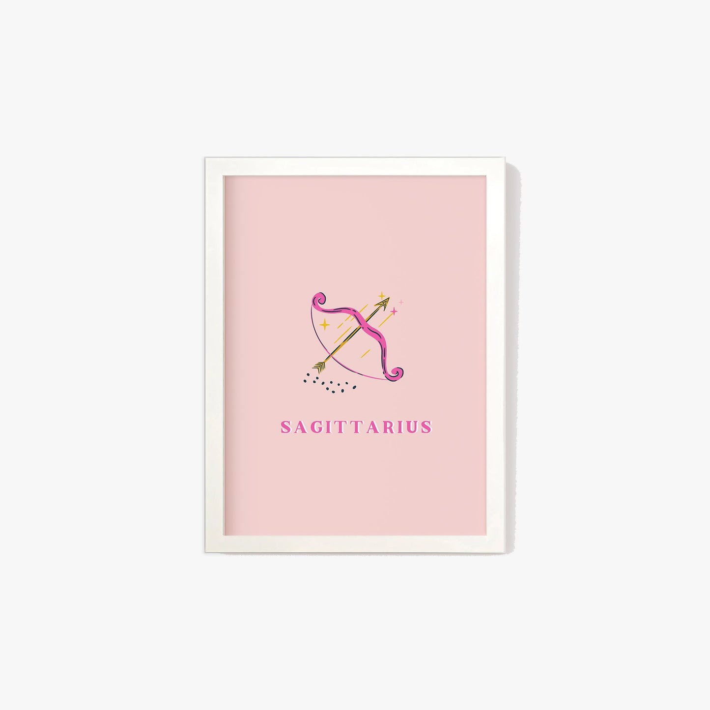 Sagittarius Pink Print