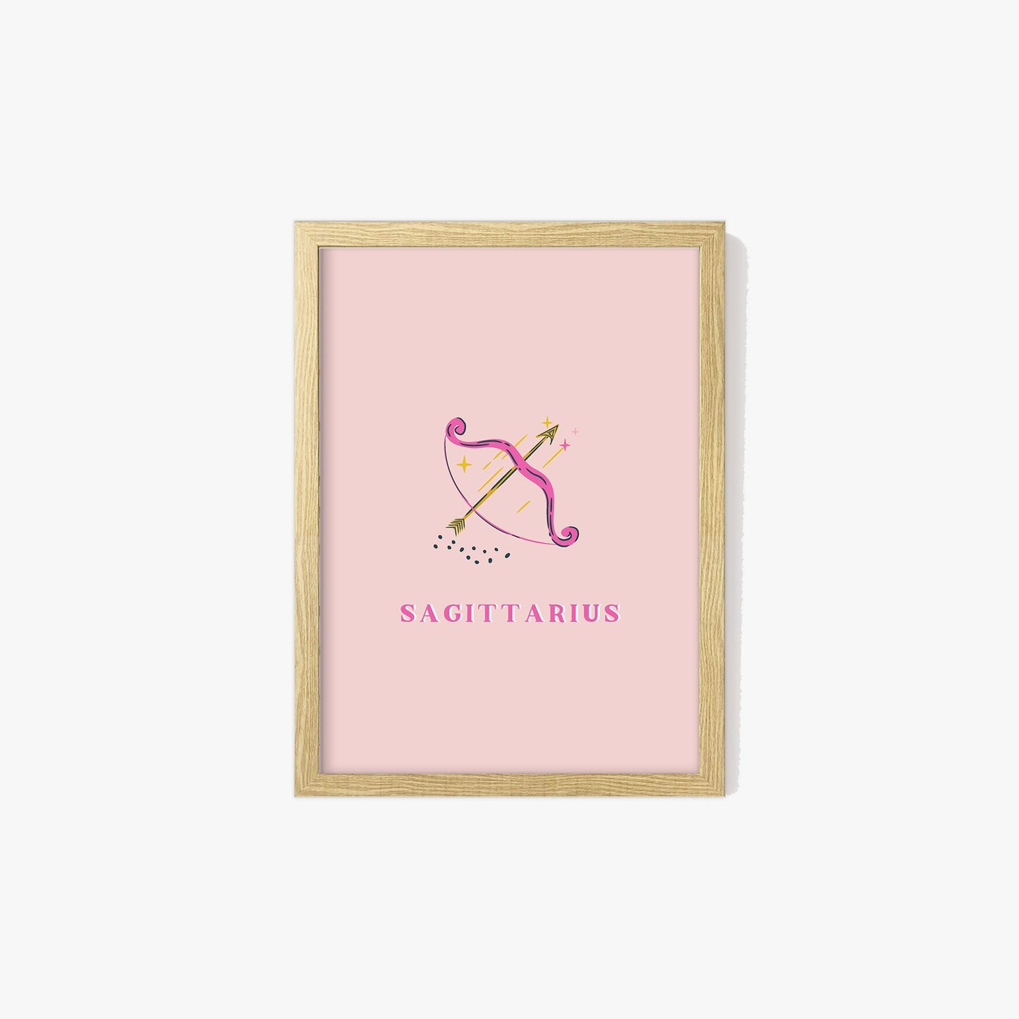 Sagittarius Pink Print