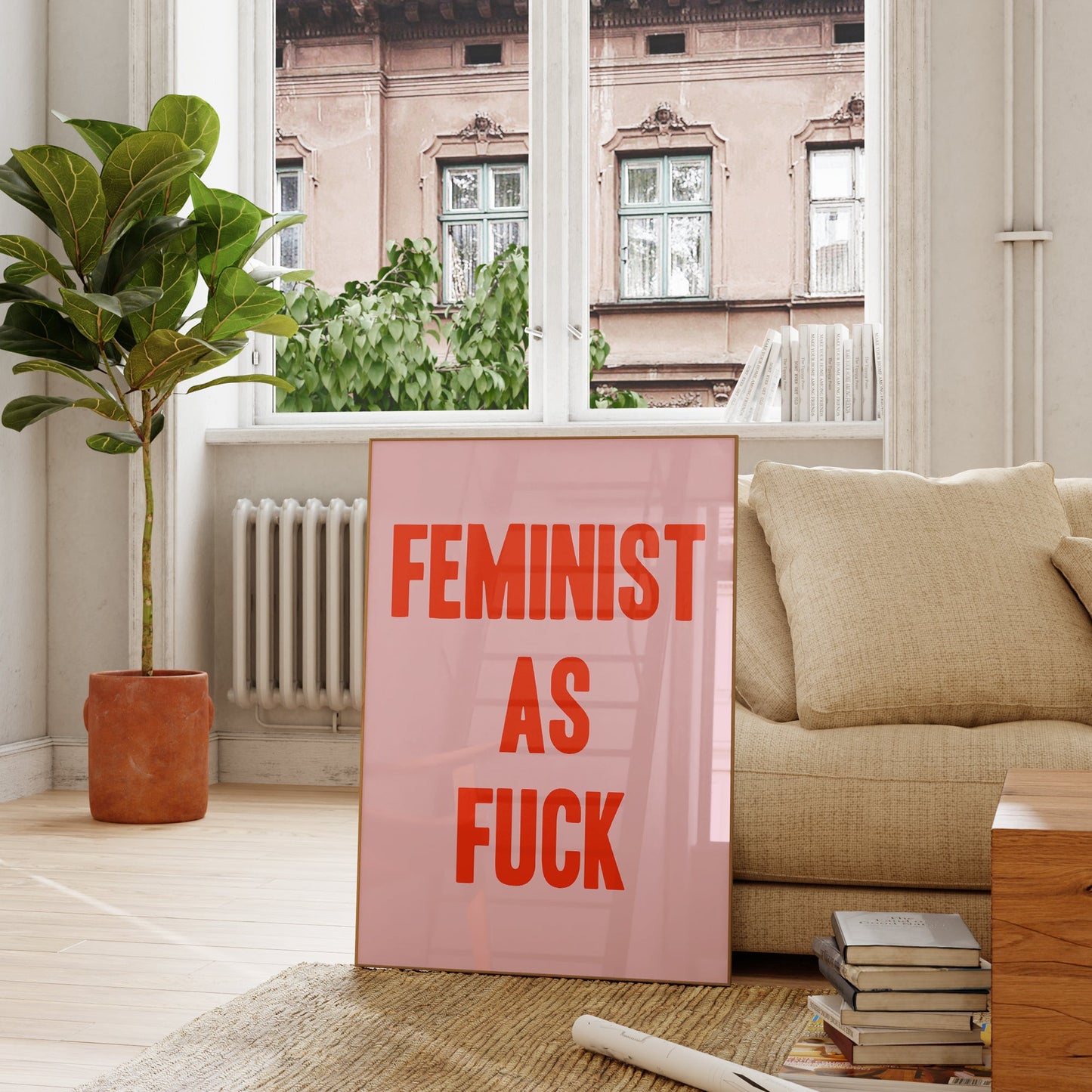 Feminist As Fuck Print