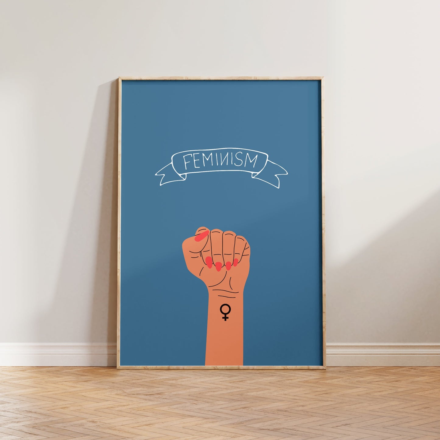 Feminist Fist Print