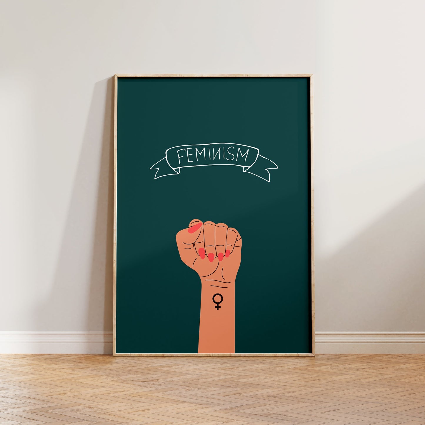 Feminist Fist Print