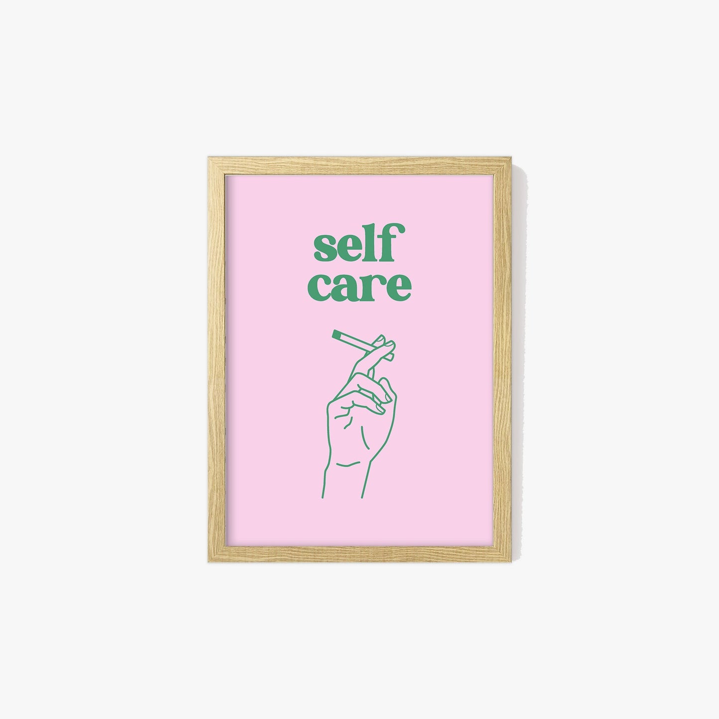 Self Care Smoking Print