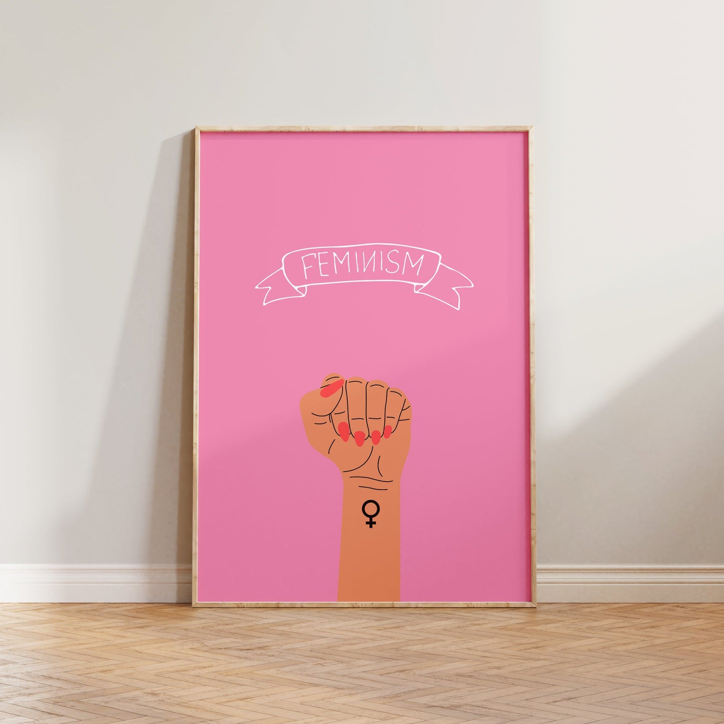 Feminist Fist Print