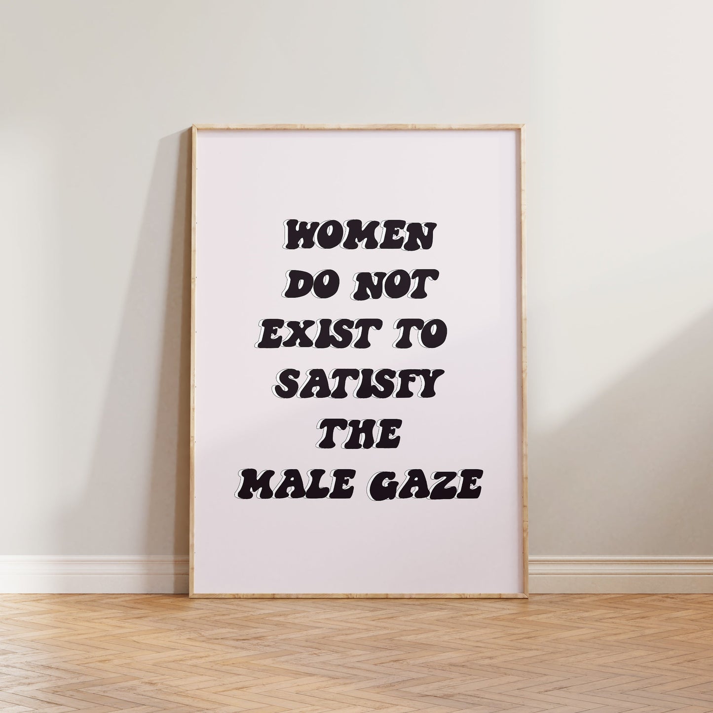 Feminist Male Gaze Print