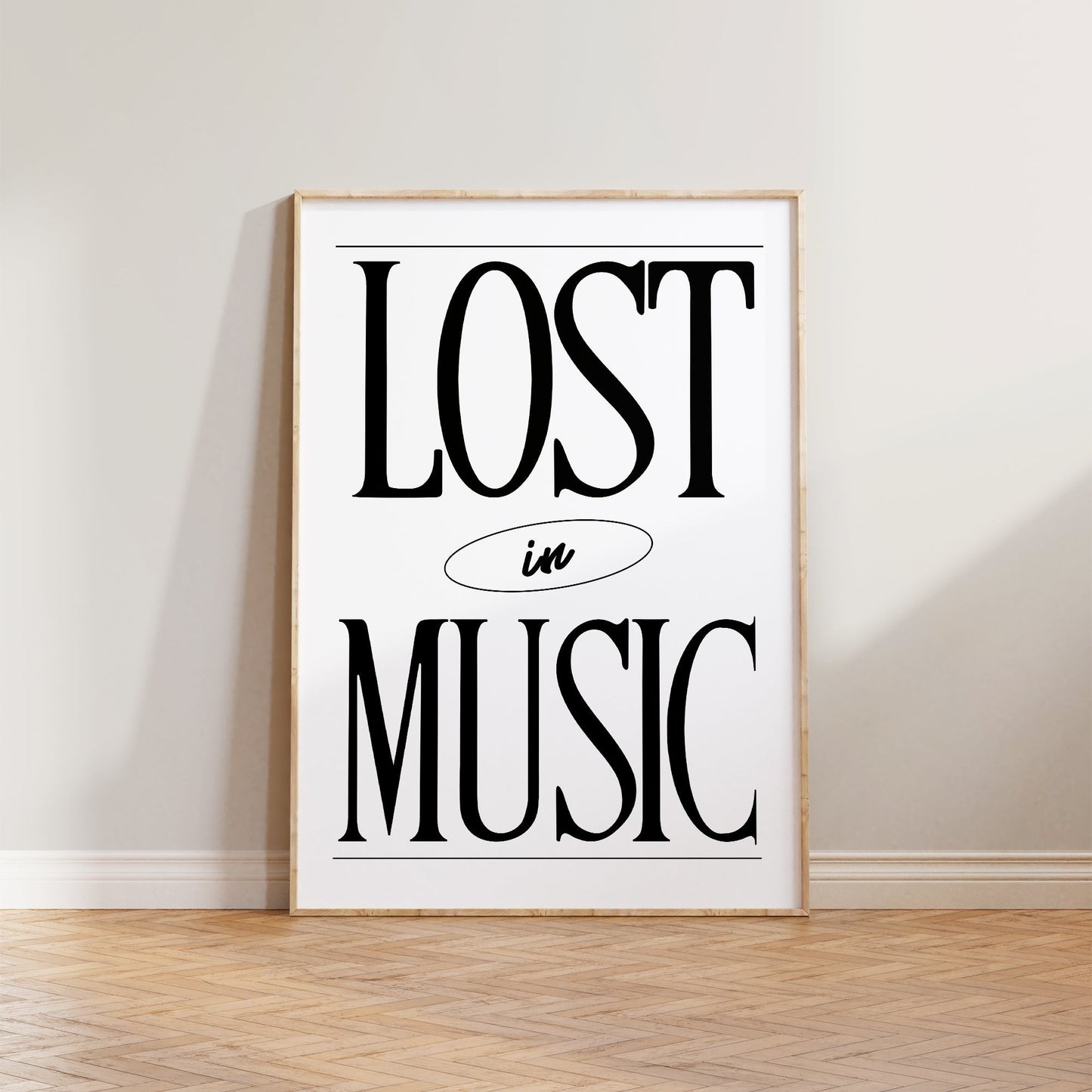 Lost In Music Print