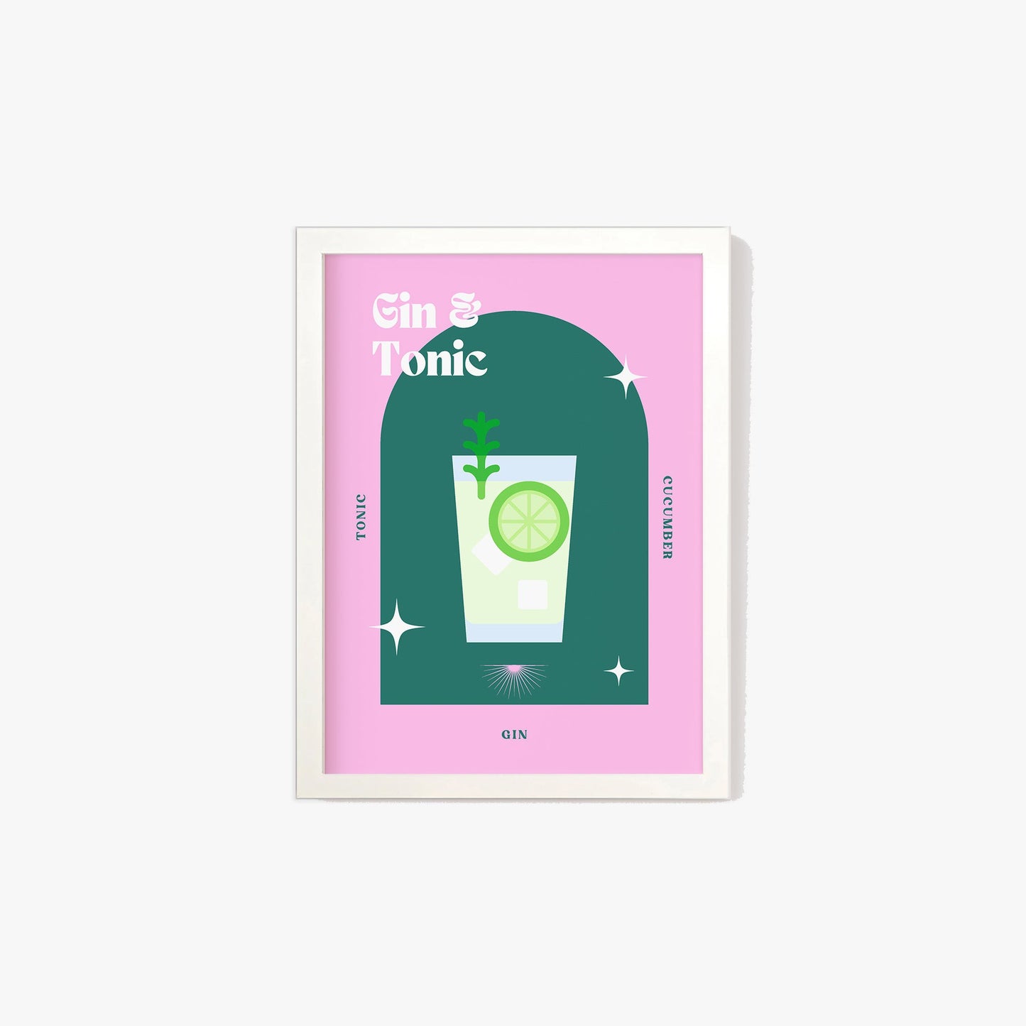 Retro Gin & Tonic Print