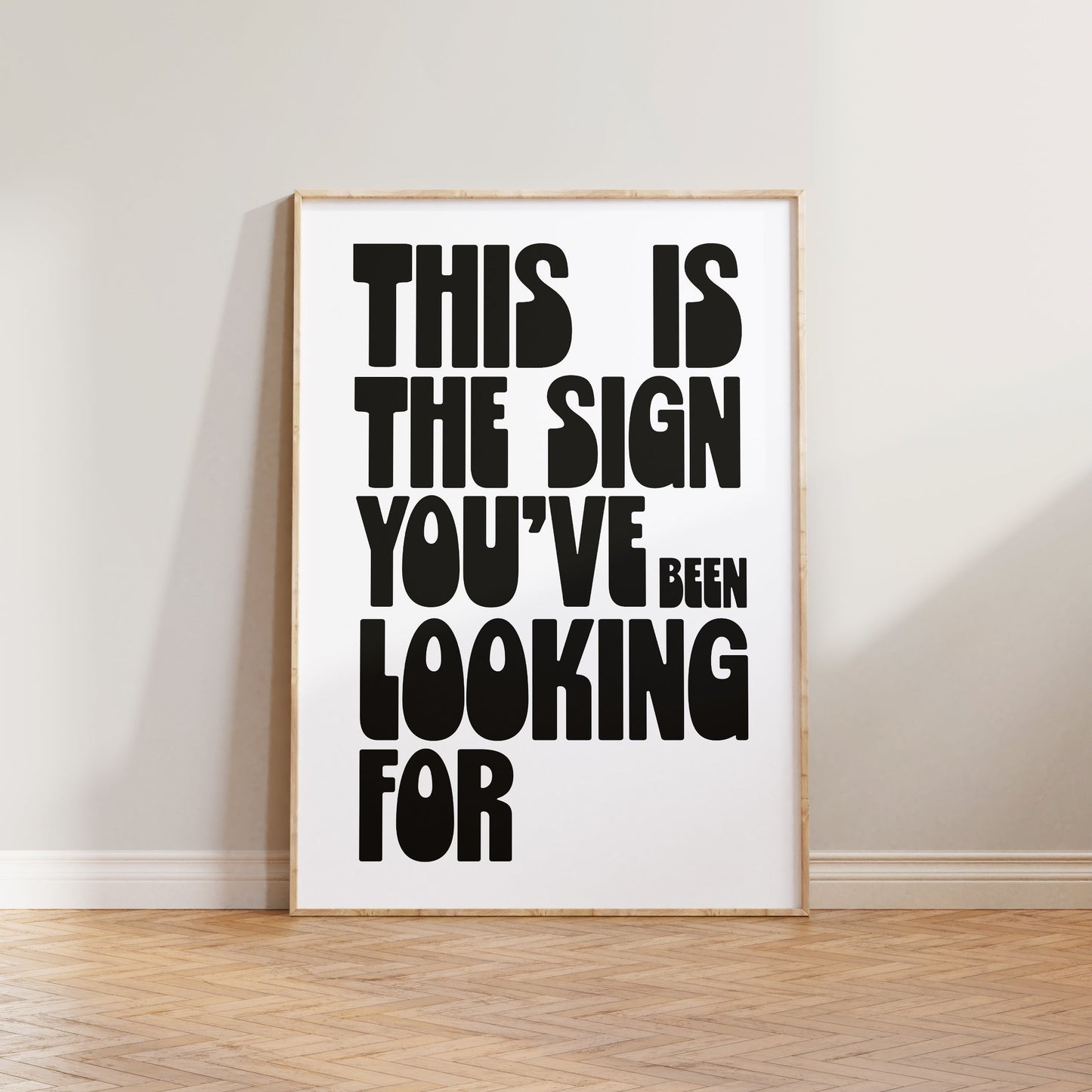 This Is The Sign Print