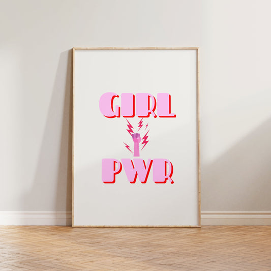 Girl PWR Print