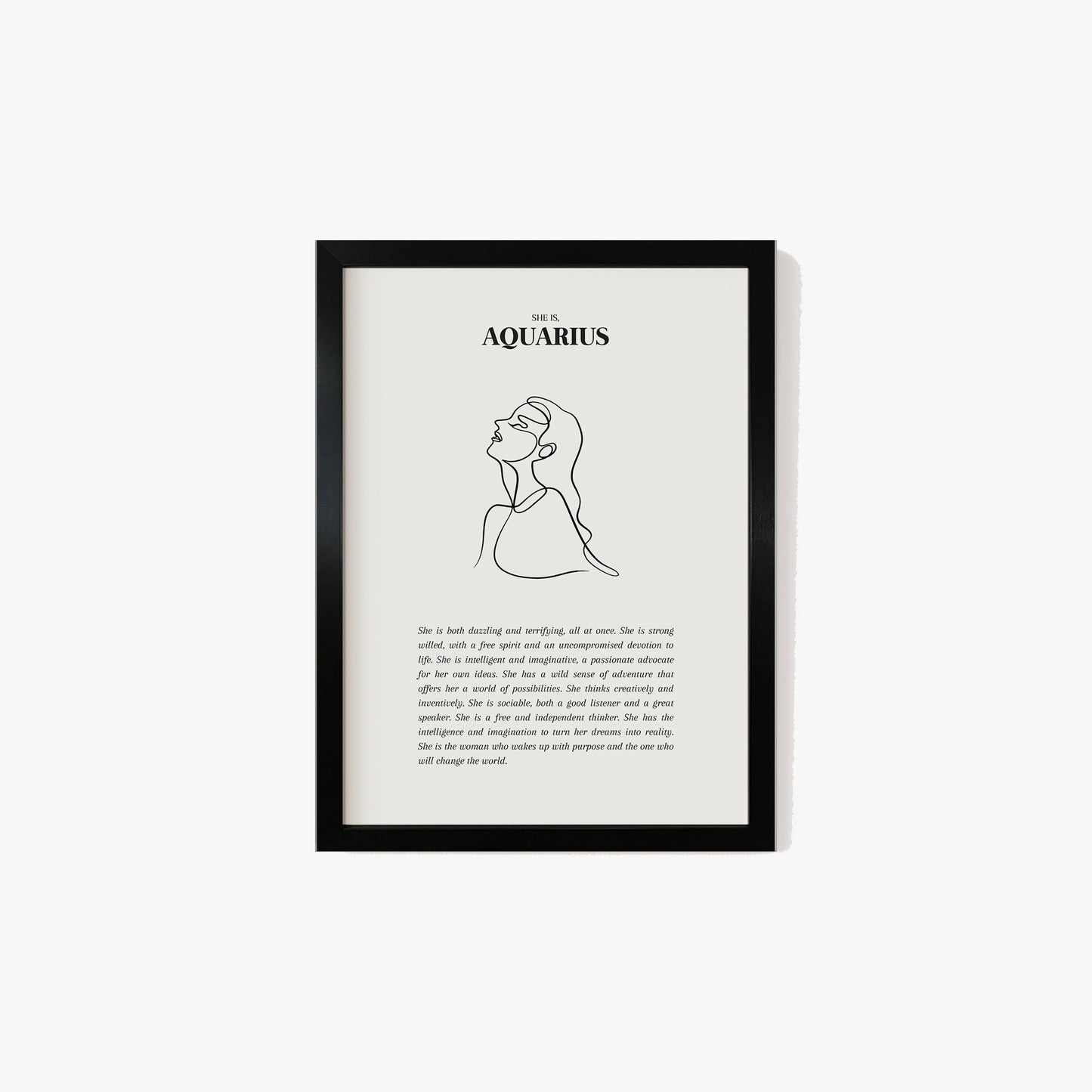 She Is Aquarius Print