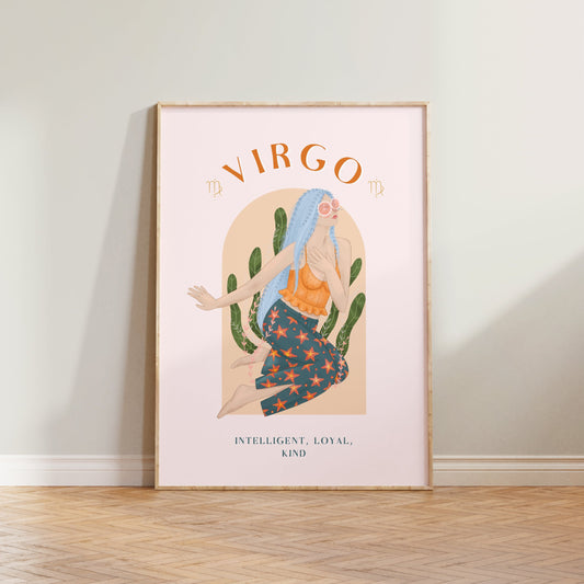 Virgo Illustration Print