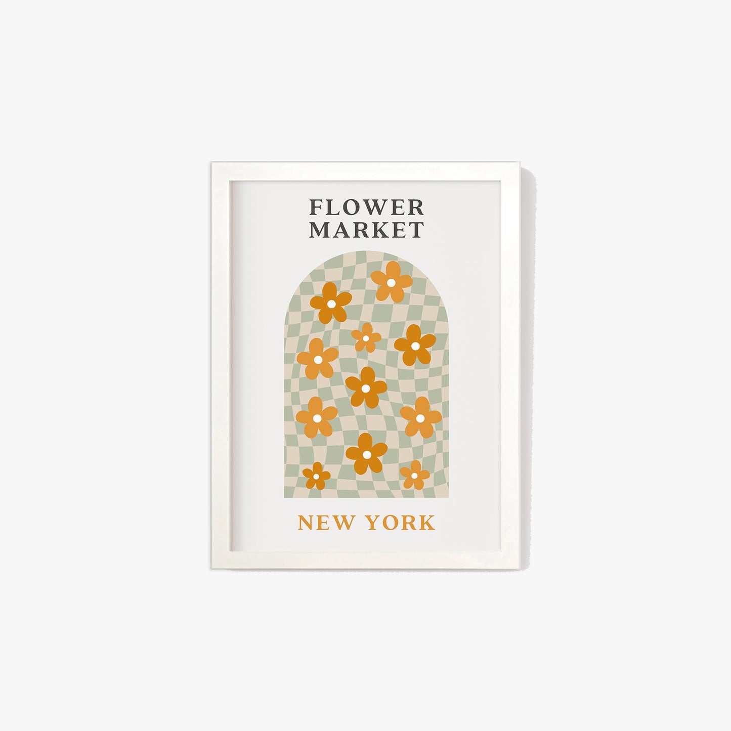 Flower Market New York Print