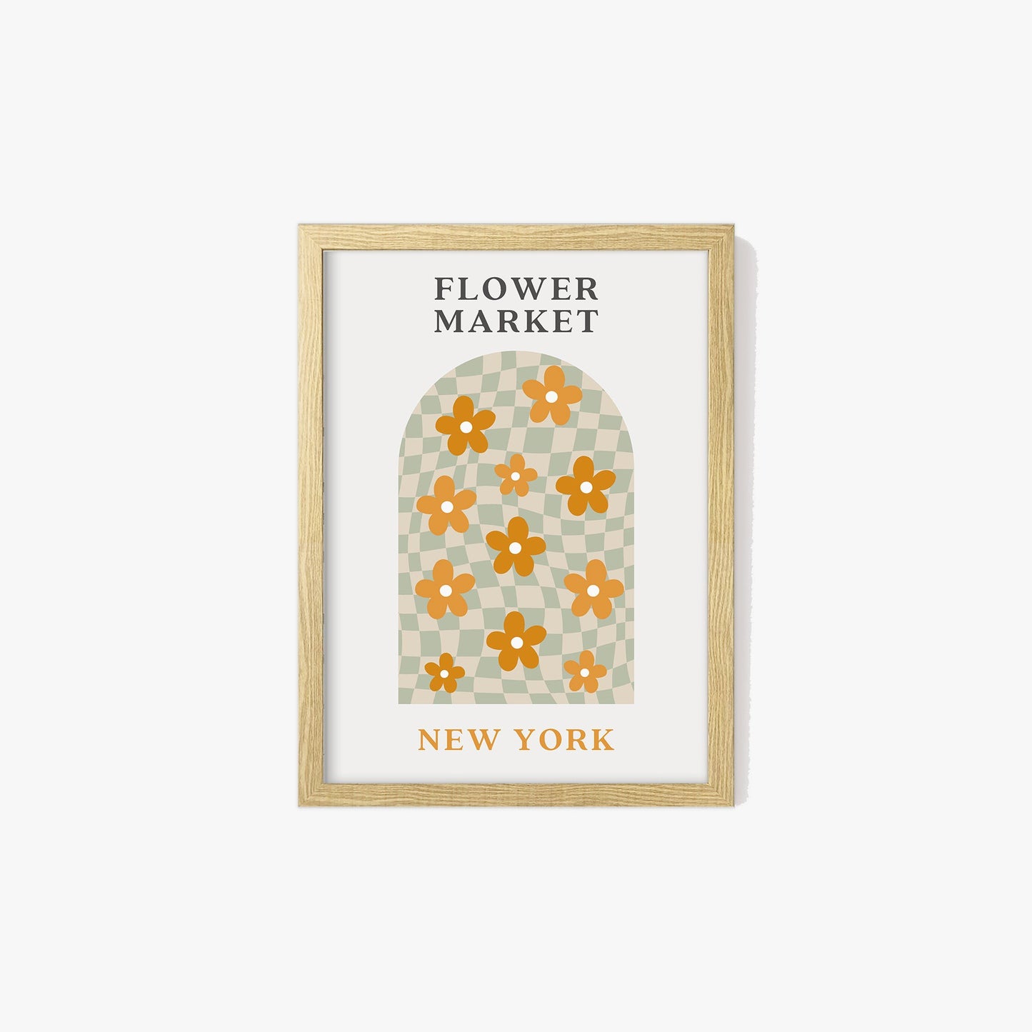 Flower Market New York Print