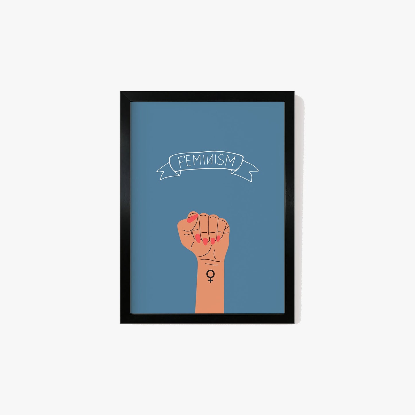 Feminist Fist Print