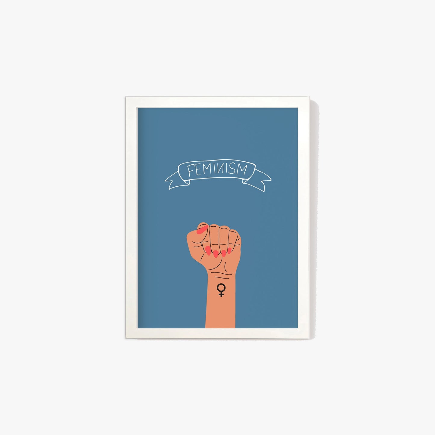 Feminist Fist Print