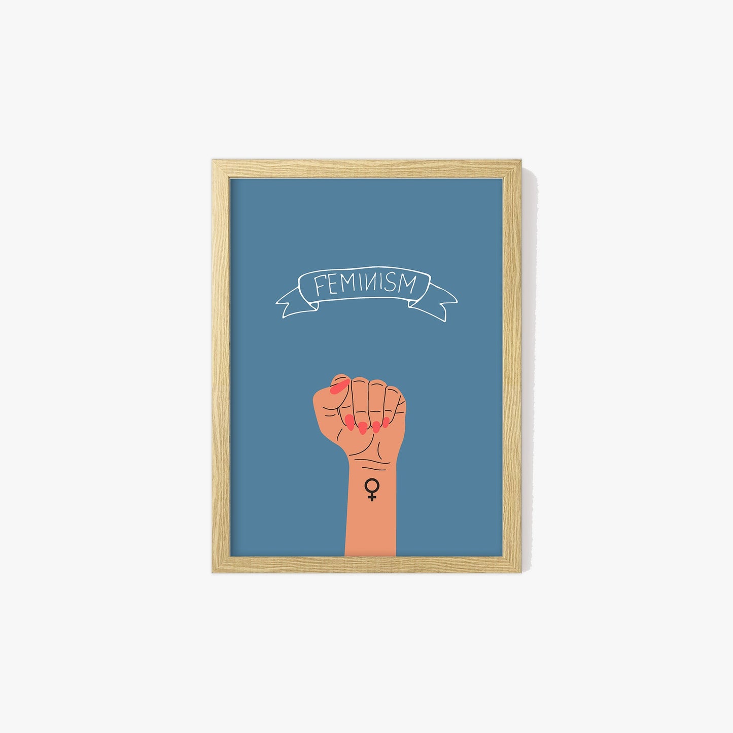 Feminist Fist Print