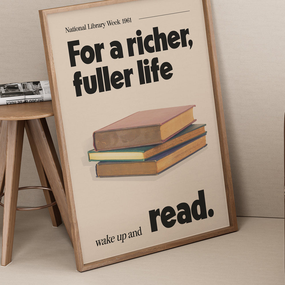 Vintage National Library Week Print – Lune Club