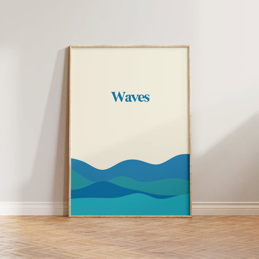 Waves Print