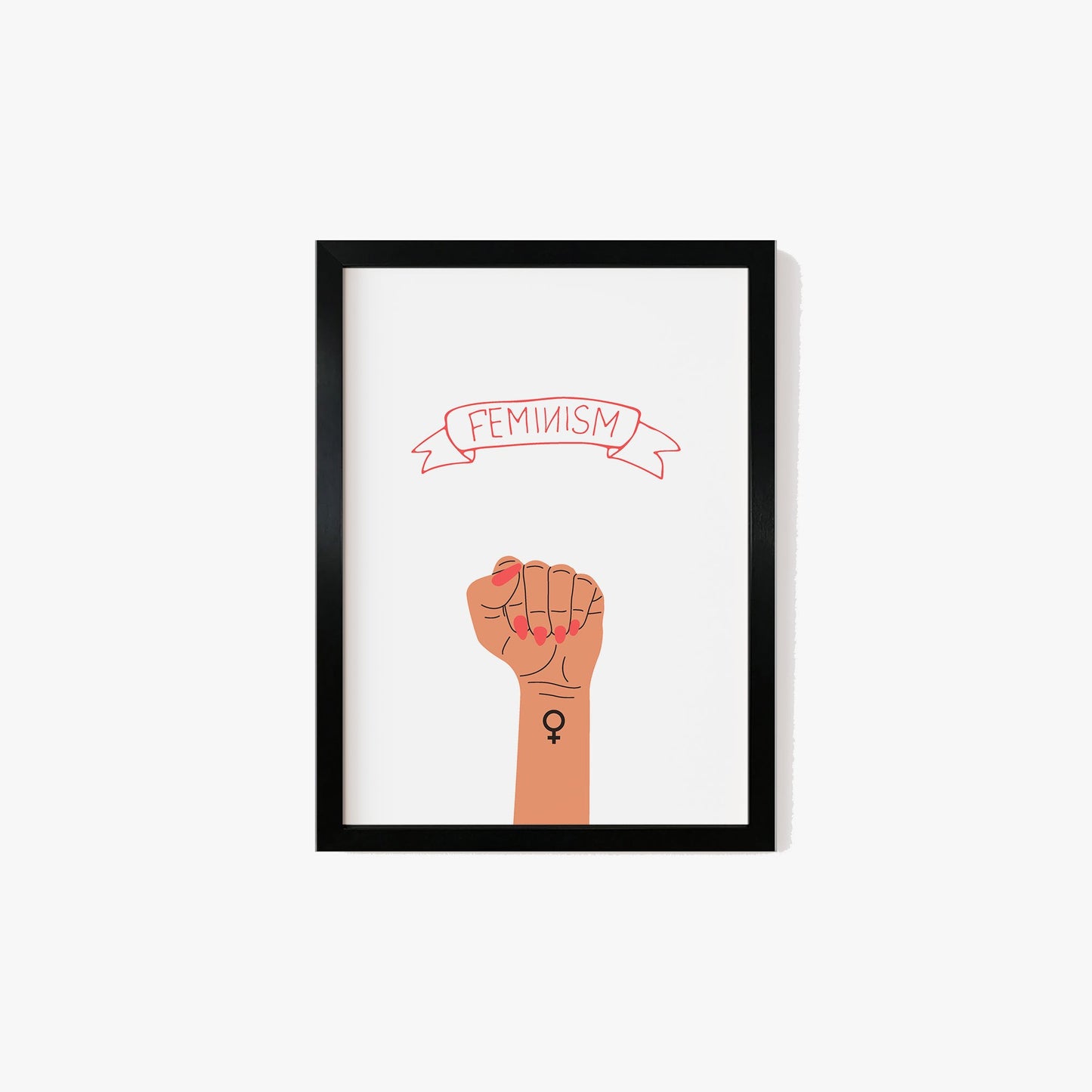 Feminist Fist Print