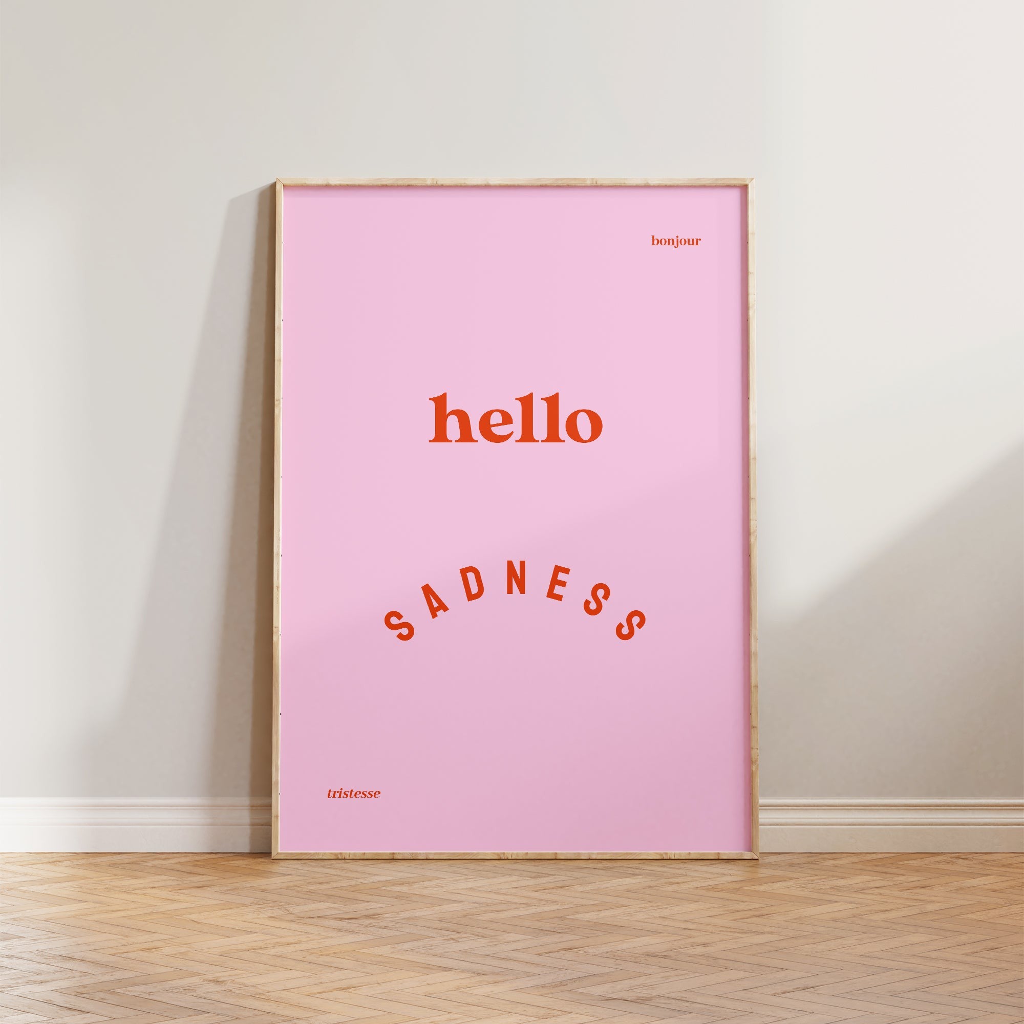 Hello Sad One Hello Sadness Print – Lune Club