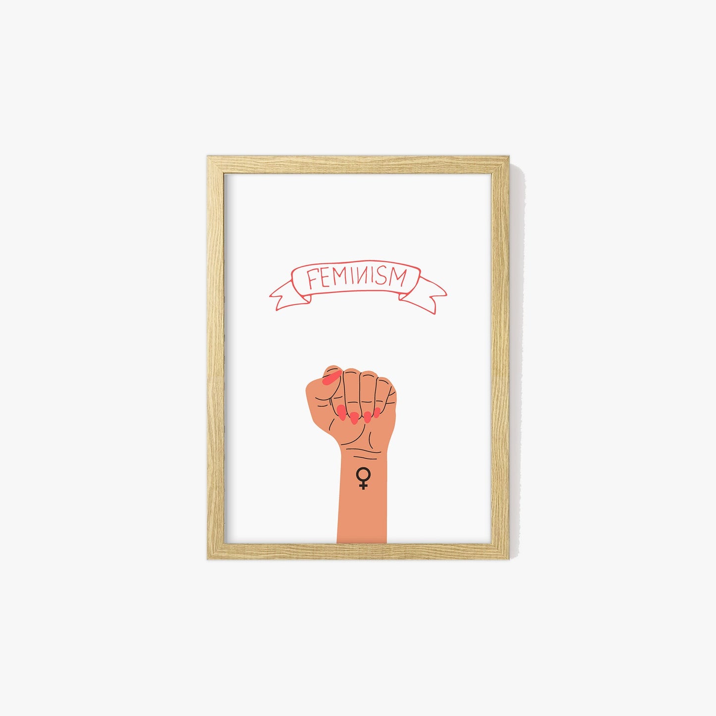 Feminist Fist Print