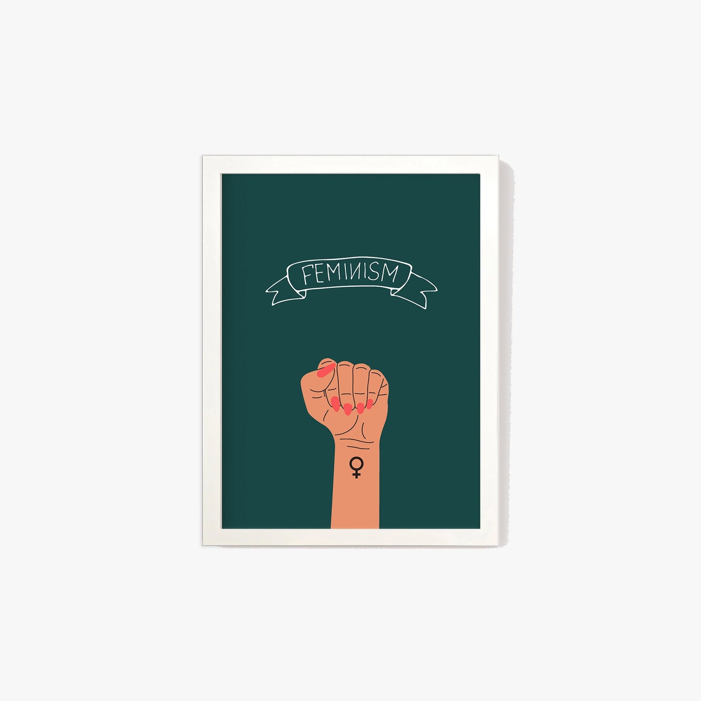 Feminist Fist Print