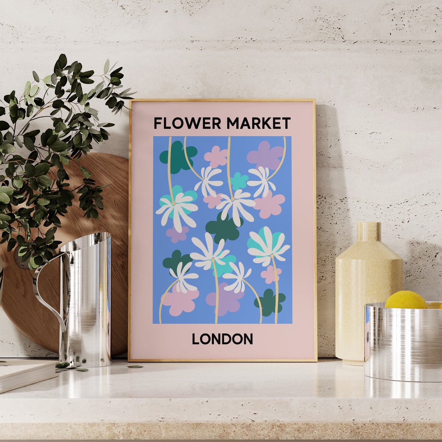 Flower Market London Print #3