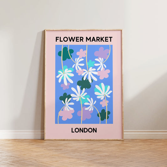 Flower Market London Print #3