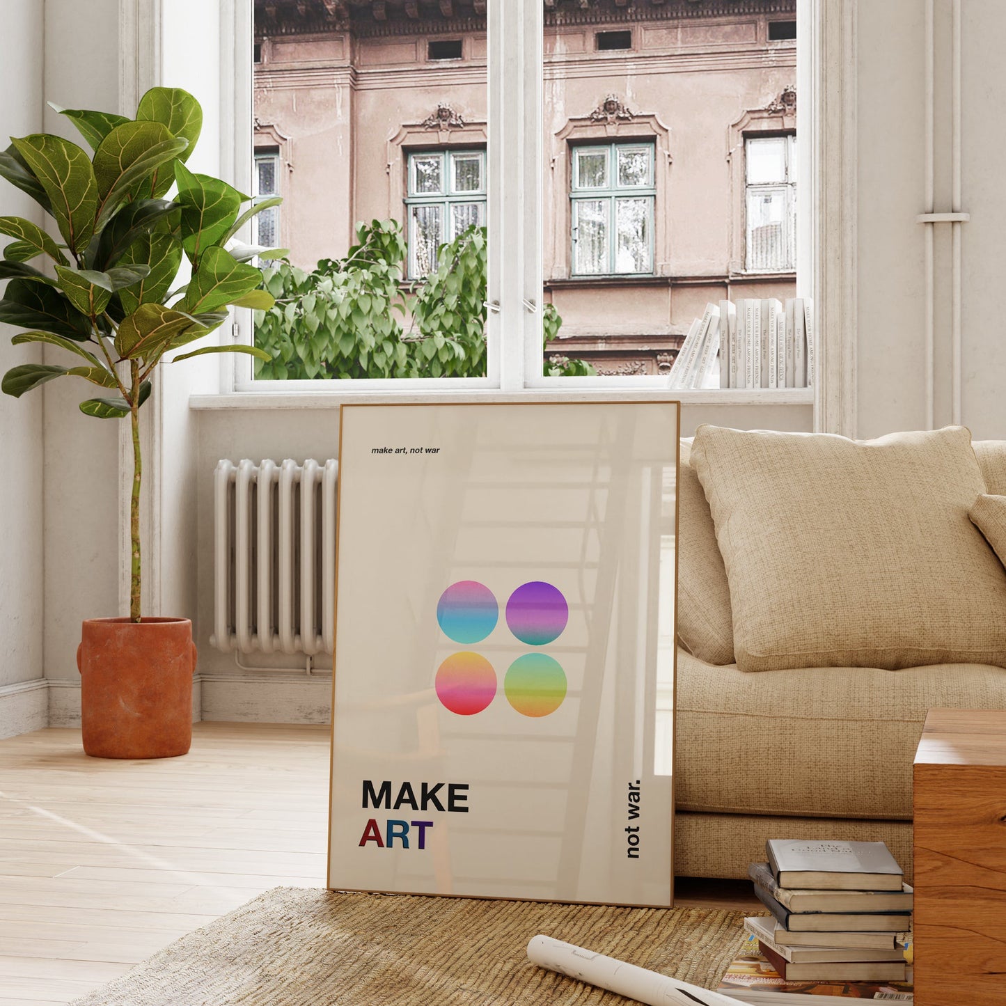 Make Art Not War Print