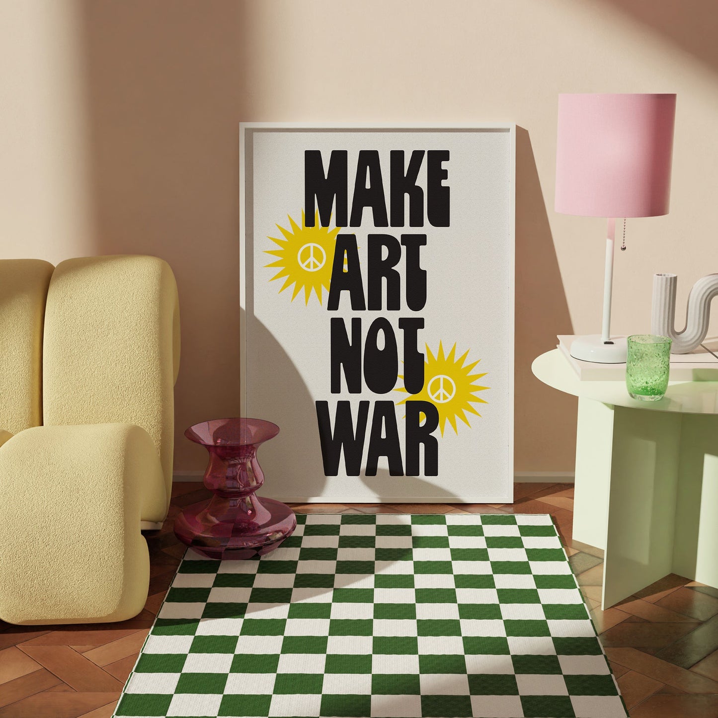 Make Art, Not War Print