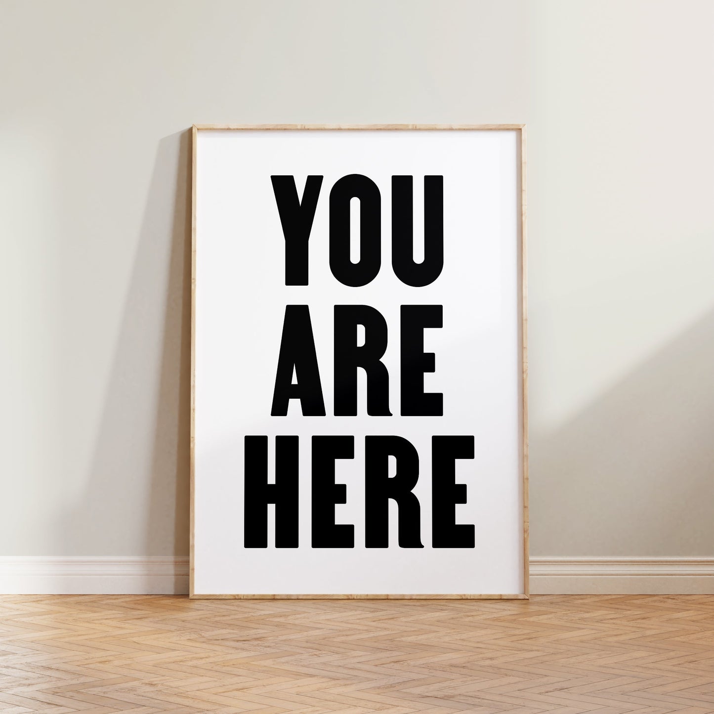 You Are Here Print