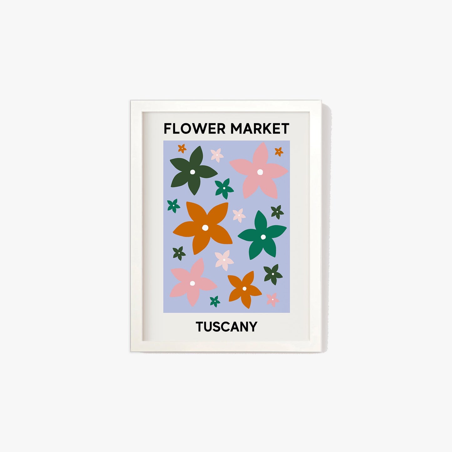 Flower Market Tuscany Print