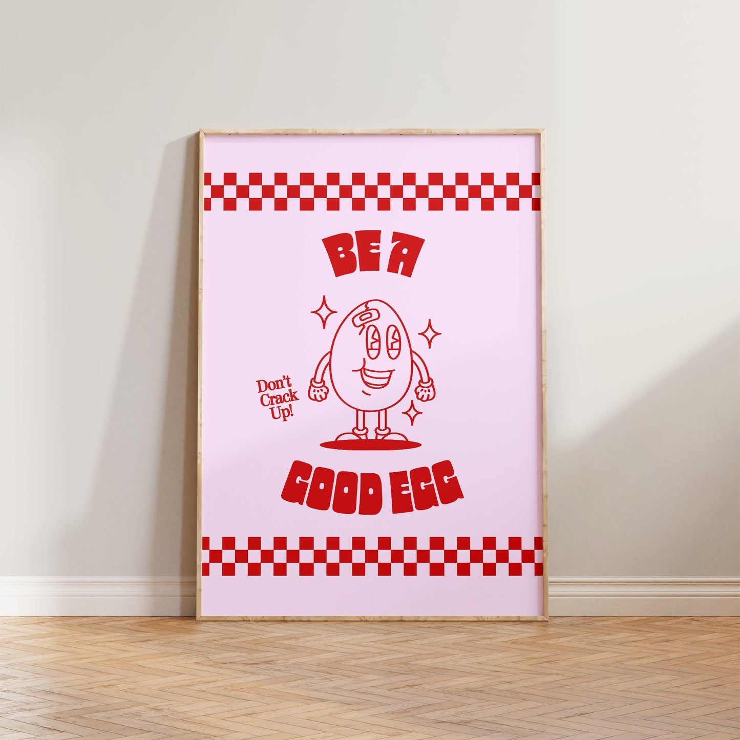 Retro Kitchen Be A Good Egg Print