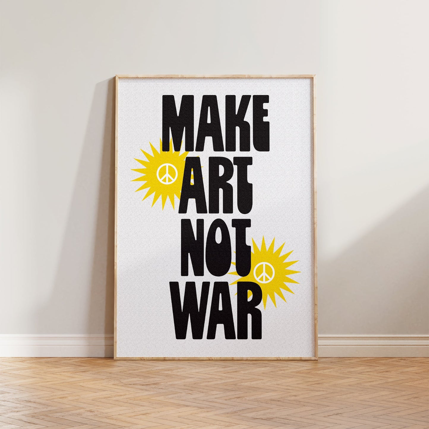 Make Art, Not War Print