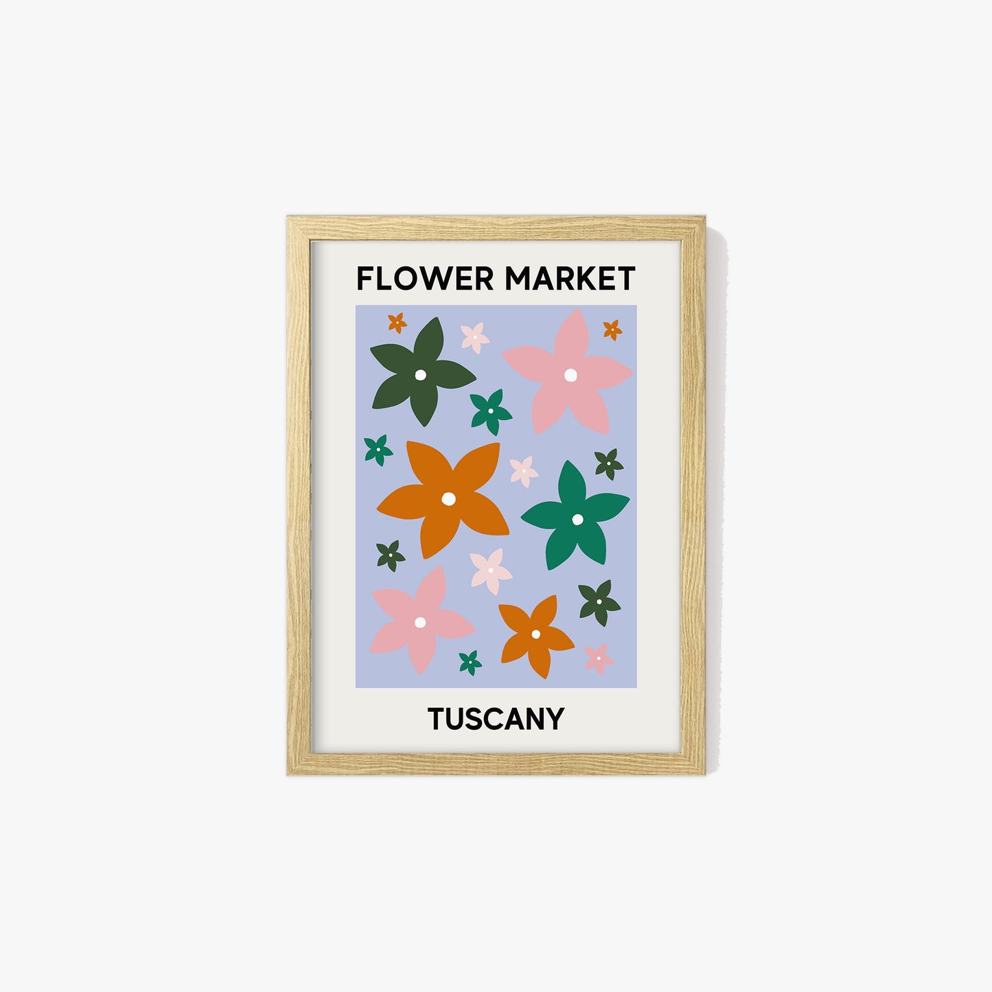 Flower Market Tuscany Print