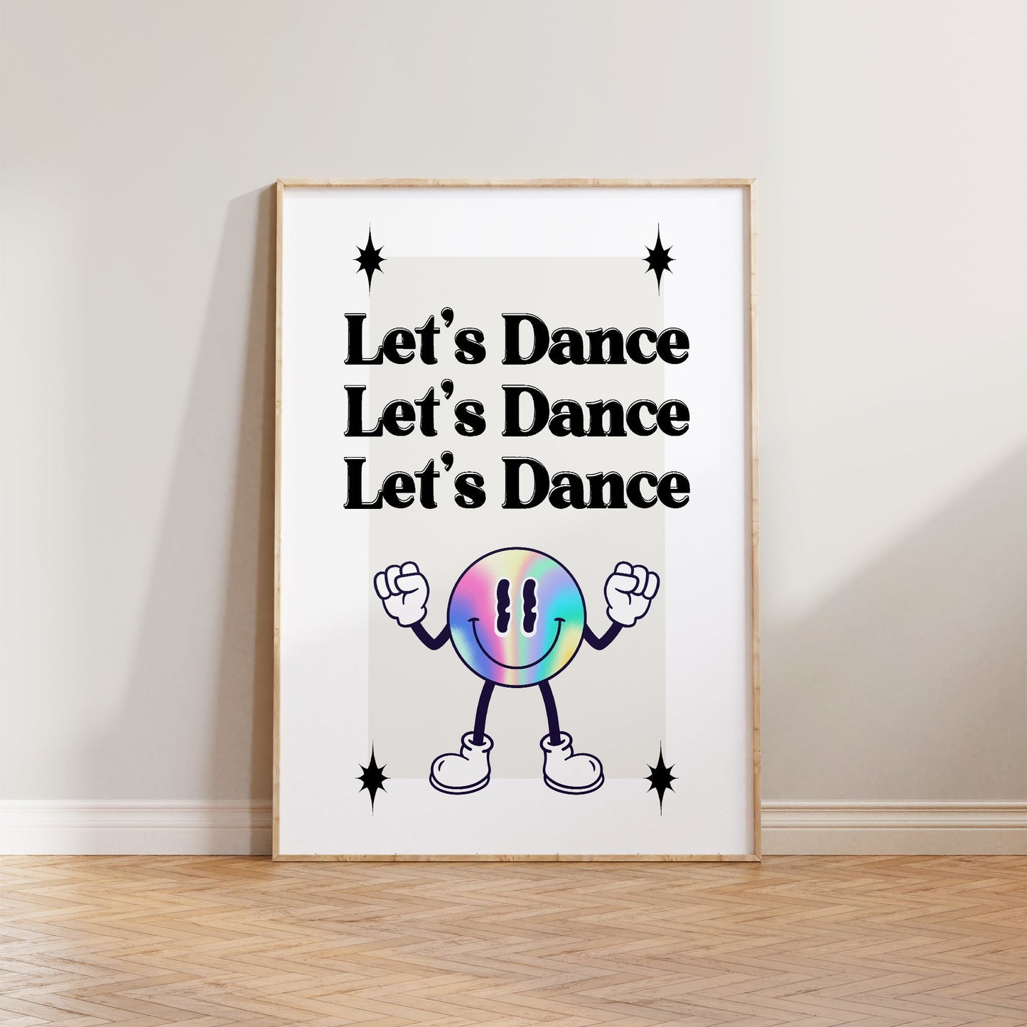 Retro Let's Dance Print