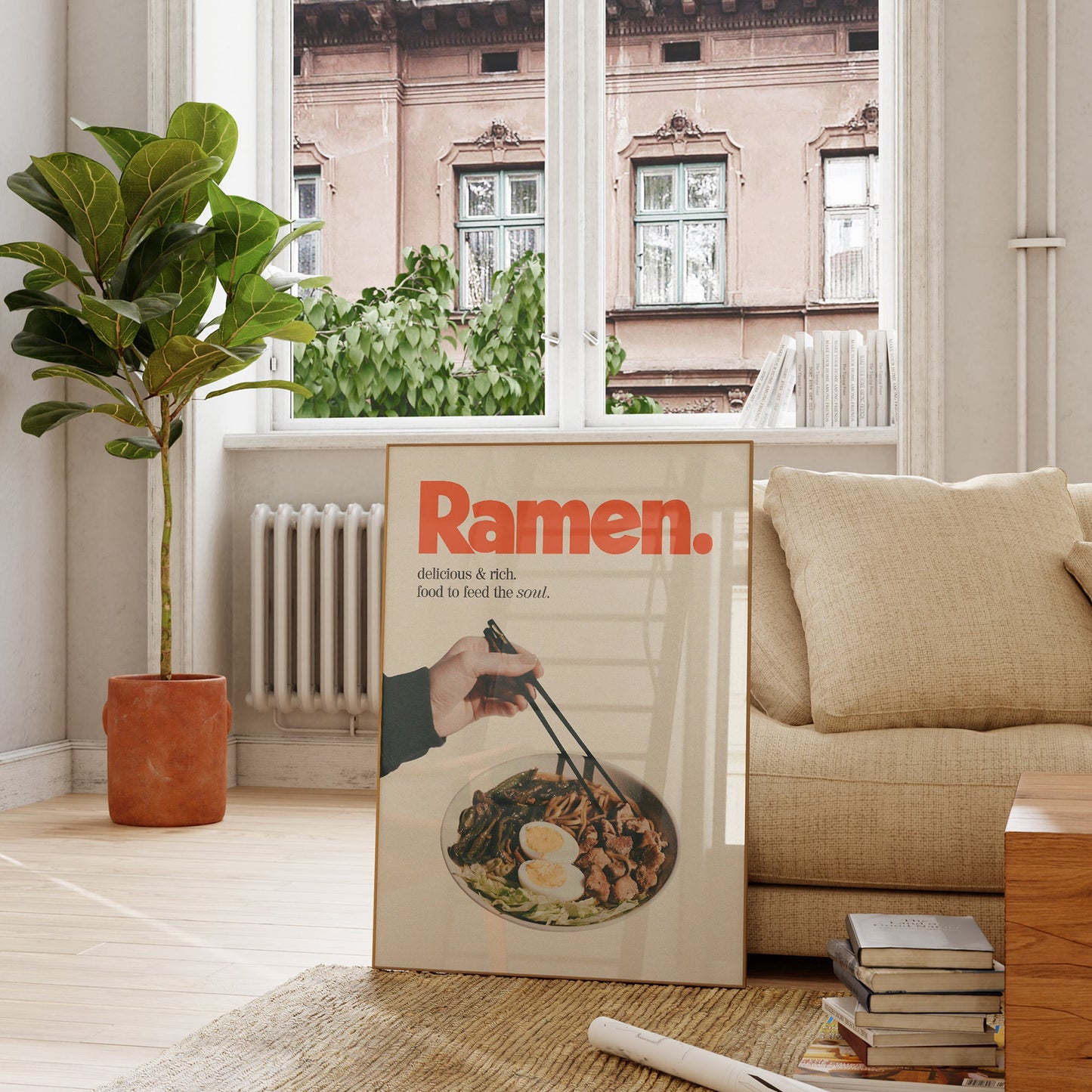 Retro Ramen Print