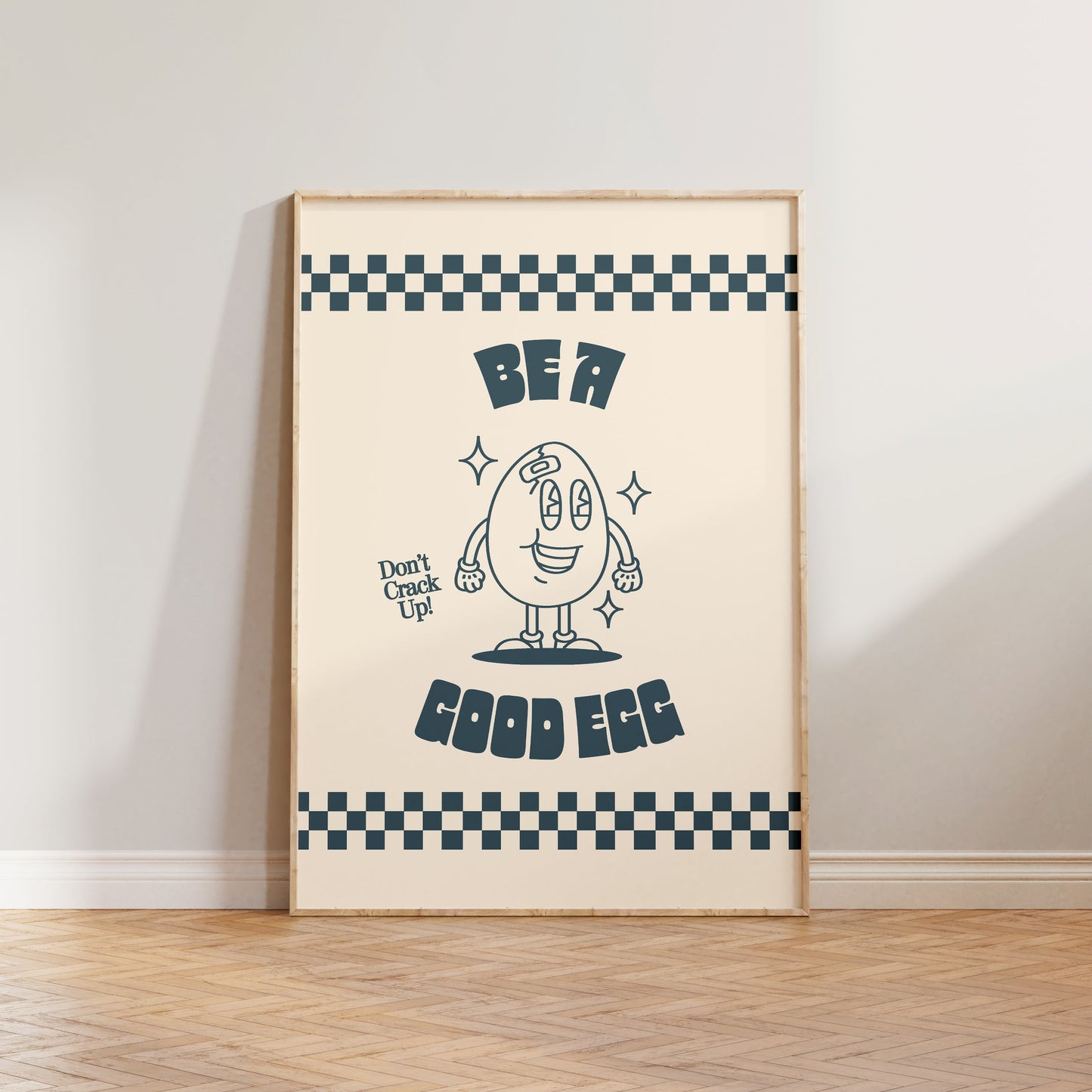 Retro Kitchen Be A Good Egg Print