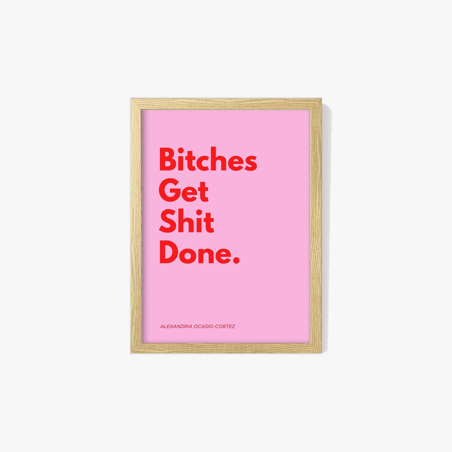 Bitches Get Shit Done Print