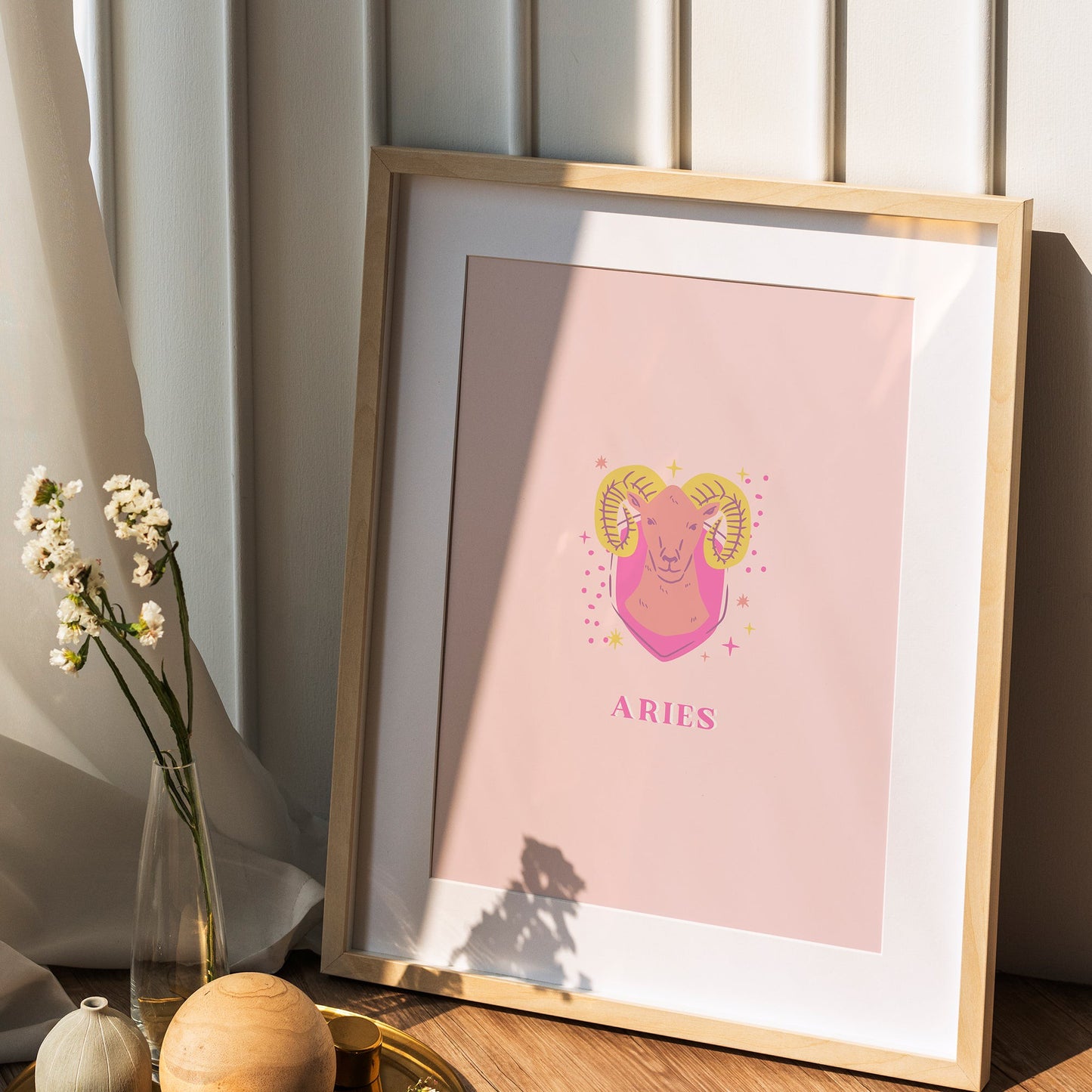 Aries Pink Print