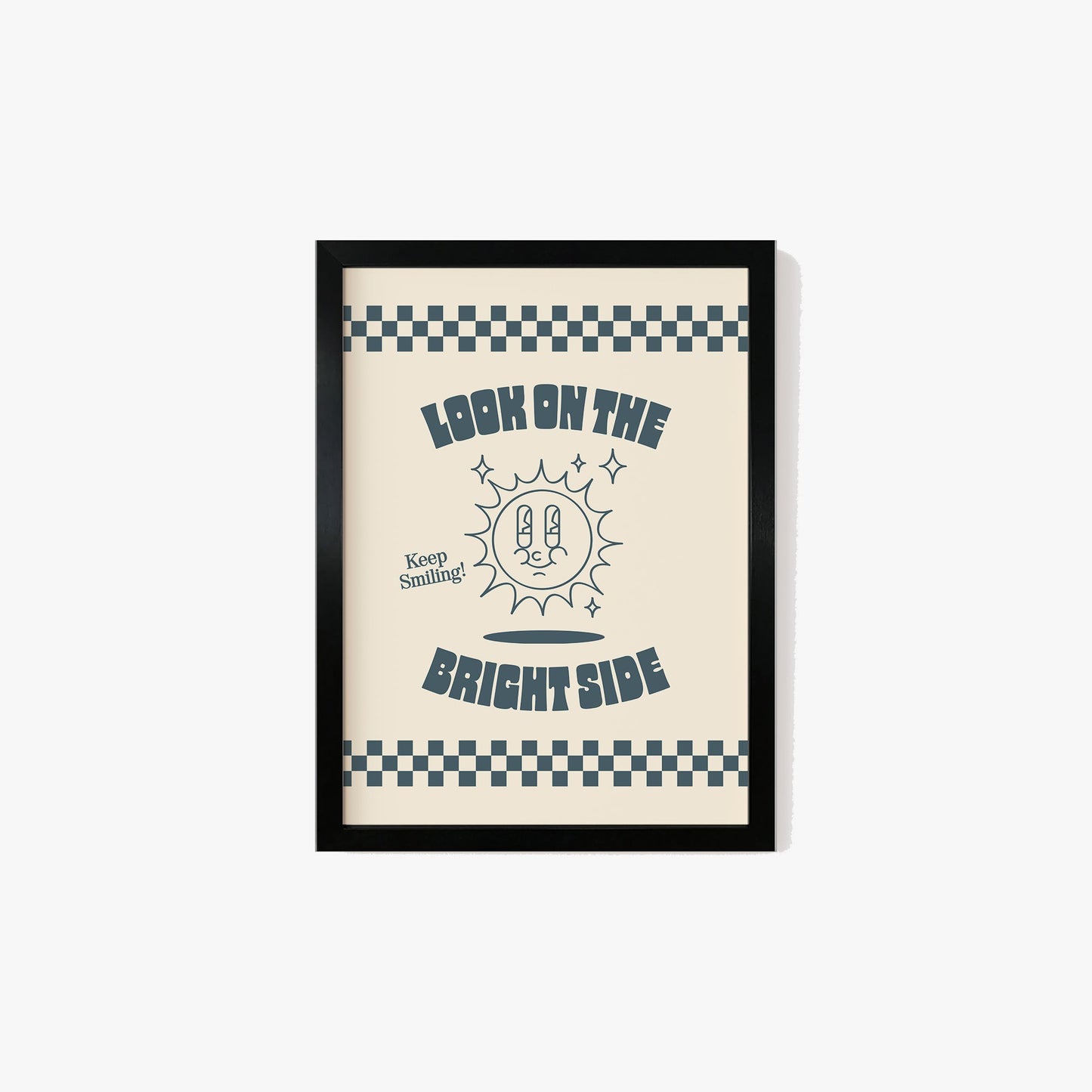 Retro Look On The Bright Side Print