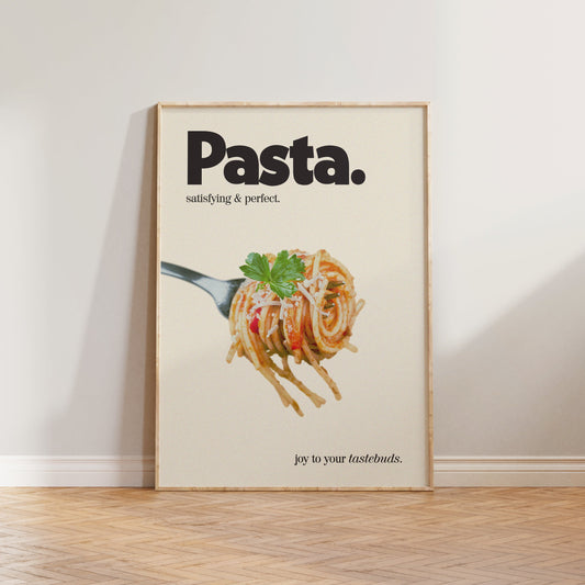 Retro Pasta Print