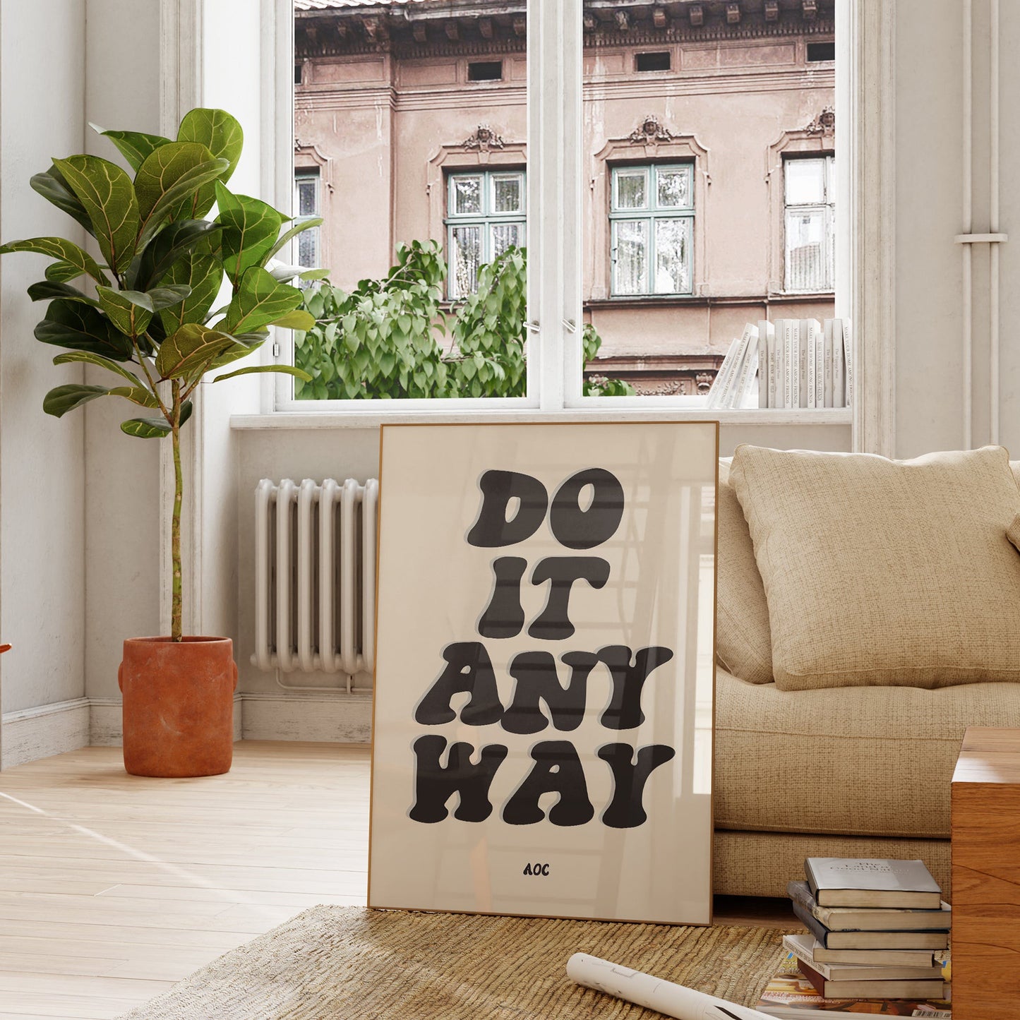 AOC Do It Anyway Print