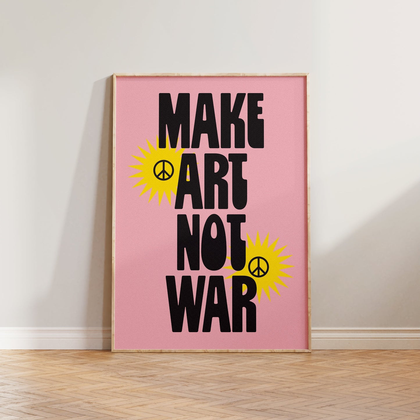 Make Art, Not War Print