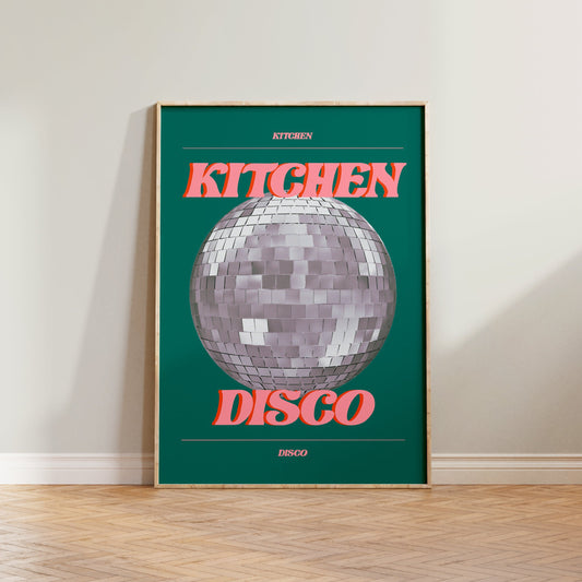 Kitchen Disco Retro Print