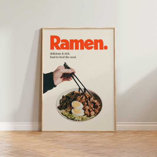 Retro Ramen Print