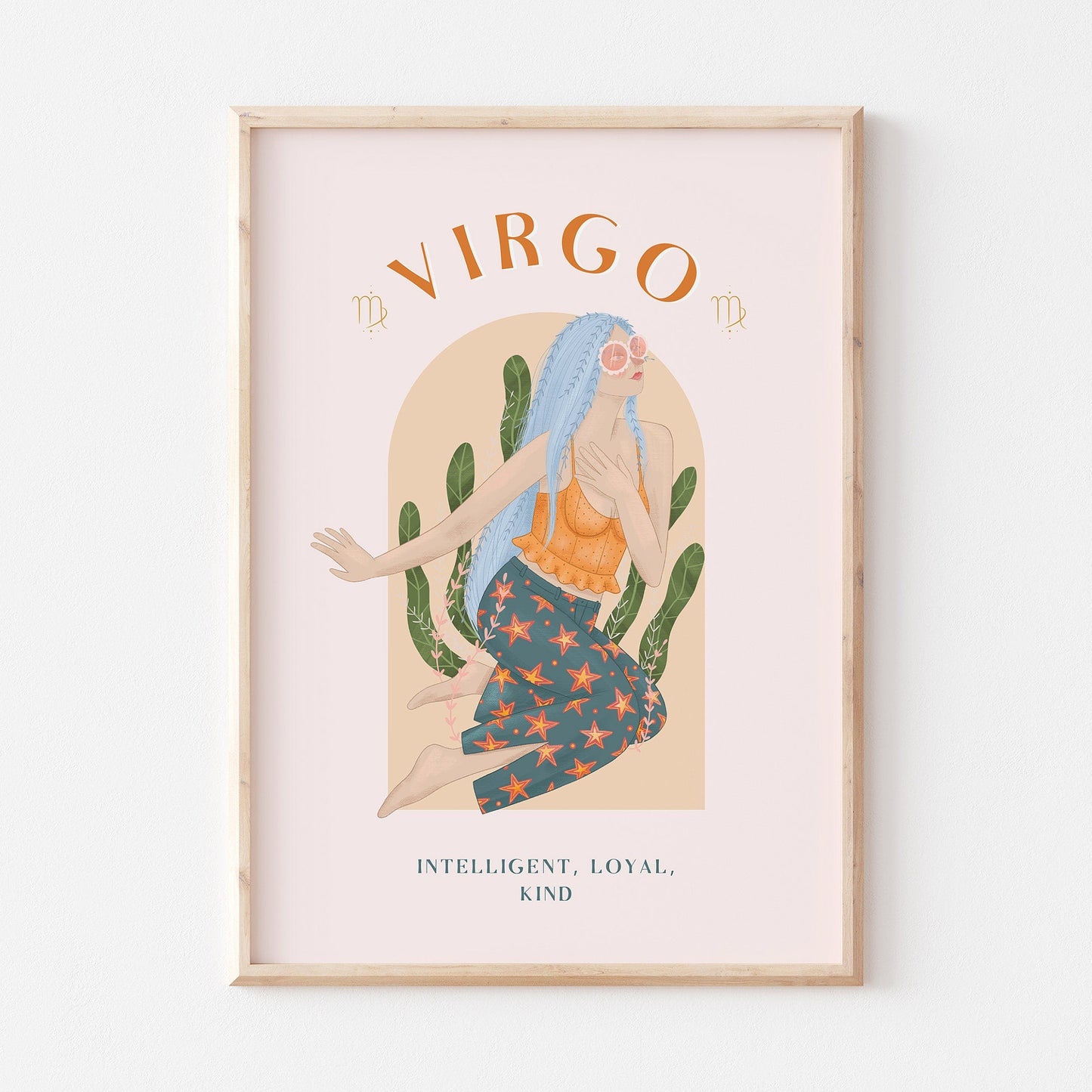 Virgo Illustration Print