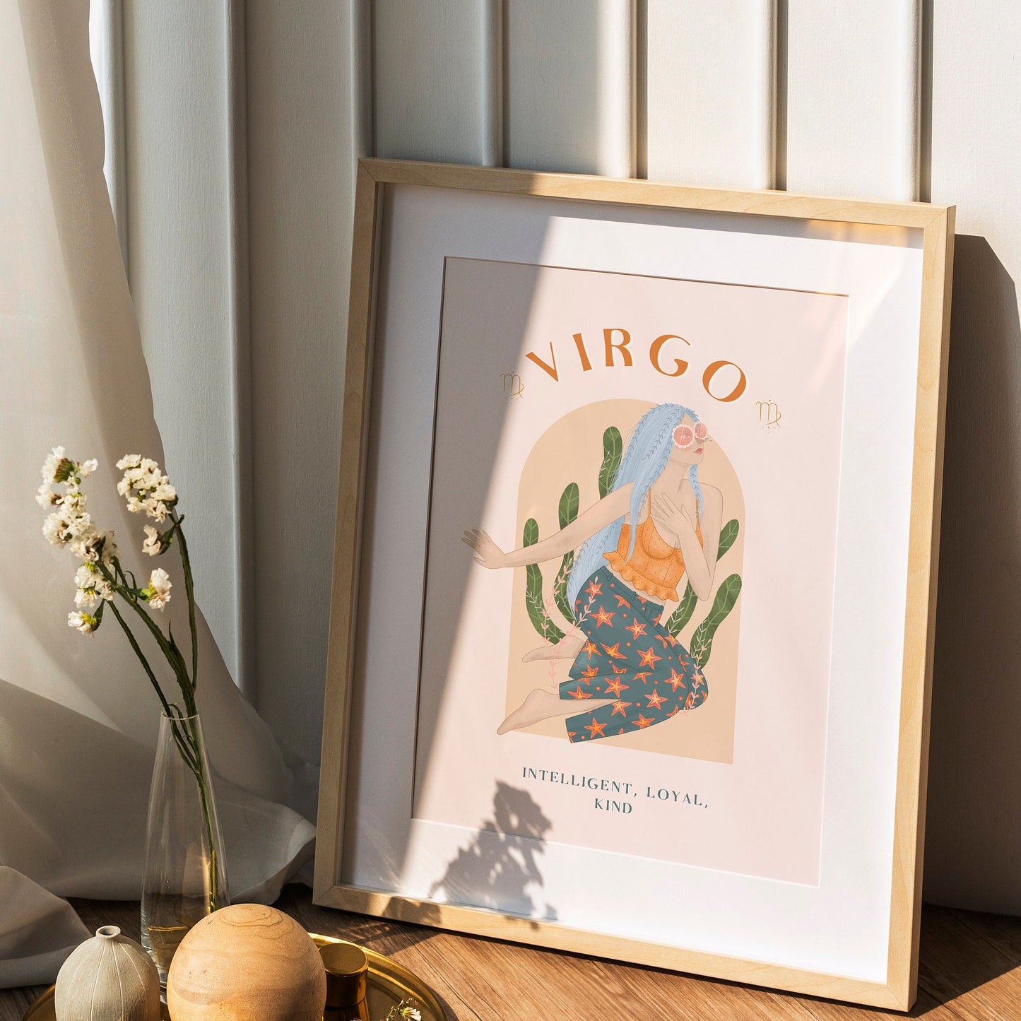 Virgo Illustration Print